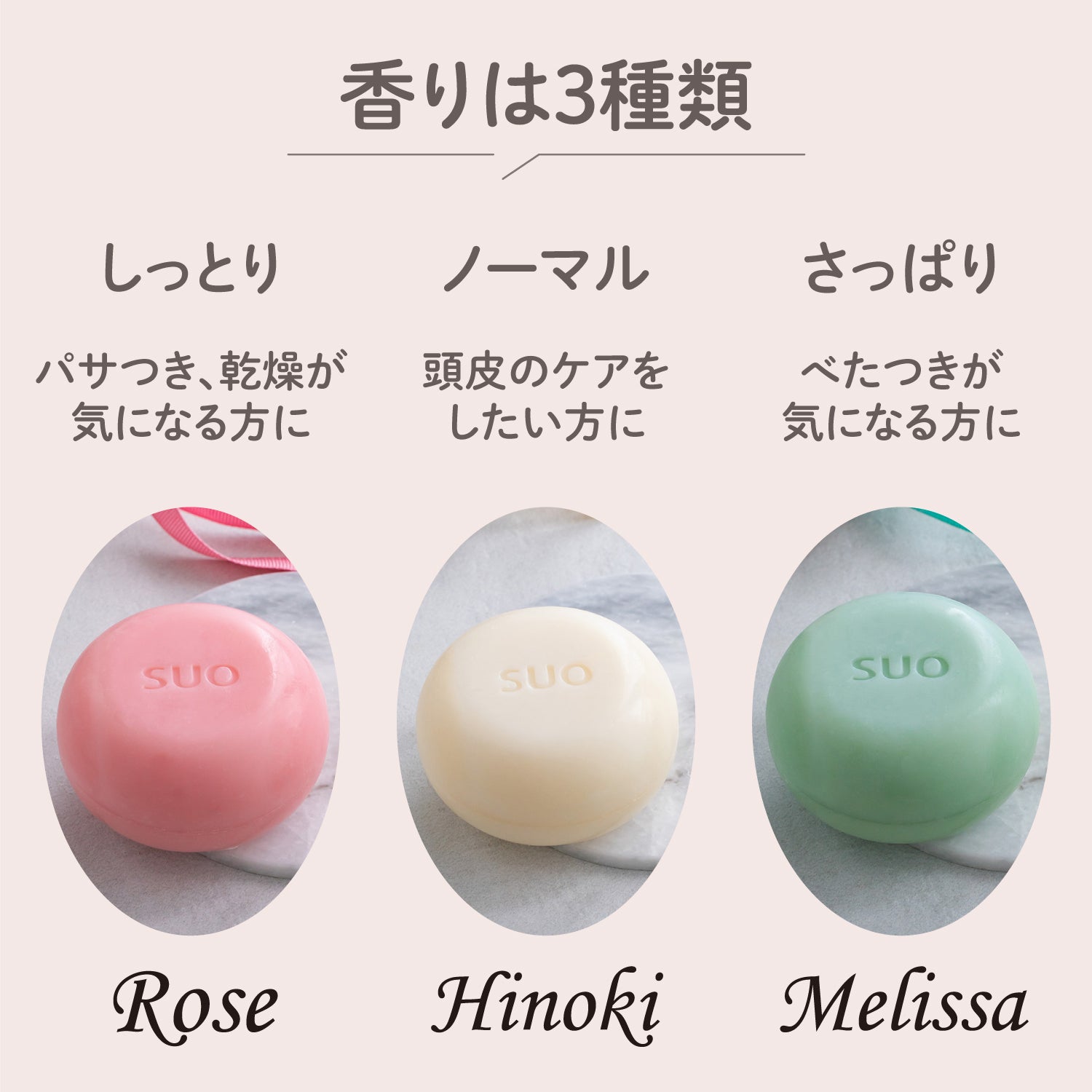 SUO All in one アメニティサイズ