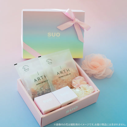 【オリジナルボックス】SUO All in one &amp; SUO Rinse ＆ ARTH THERAPY BATH SALT SET